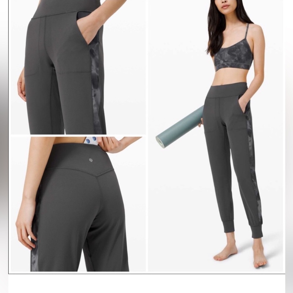 lululemon Leggings size 4 align jogger track graphite greydiamond dye pitch grey